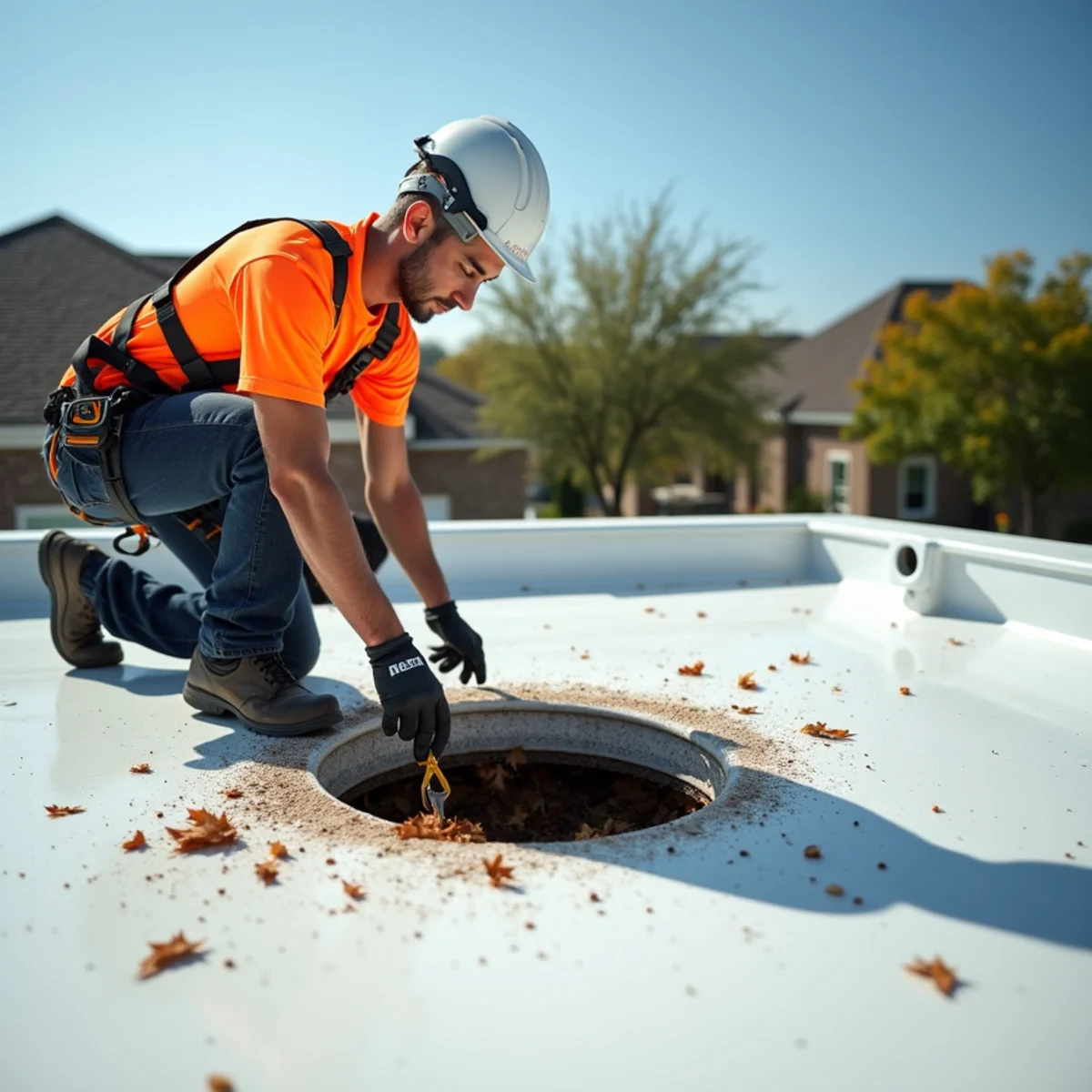 Commercial Flat Roof Maintenance & TPO Care in Houston